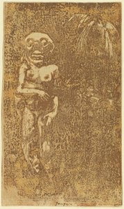 Oviri (Il Selvaggio) [recto] da Paul Gauguin