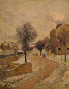 Sobborghi di Parigi nella neve da Paul Gauguin