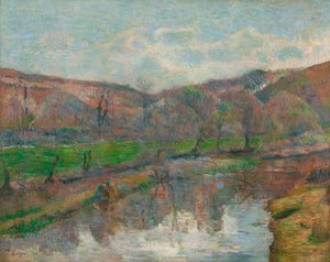 Paesaggio della Bretagna da Paul Gauguin