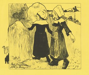 Piaceri della Bretagna da Paul Gauguin