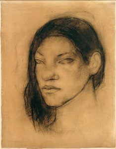 Ritratto di una tahitiana da Paul Gauguin