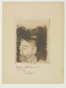 Ritratto di Stéphane Mallarmé da Paul Gauguin