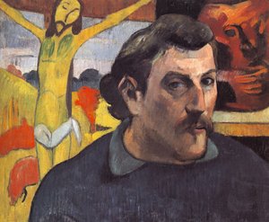 Autoritratto con il Cristo Giallo da Paul Gauguin
