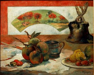 Natura morta con ventaglio da Paul Gauguin
