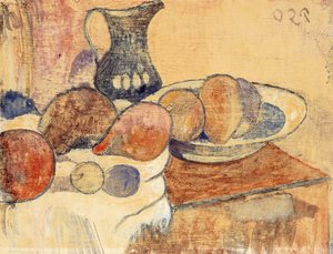 Natura morta con una Brocca e Frutta, c.1899