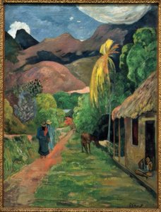 Strada verso le montagne