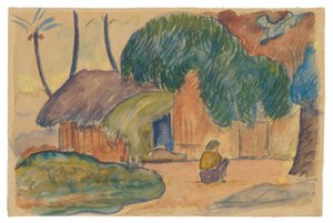 Capanna tahitiana da Paul Gauguin