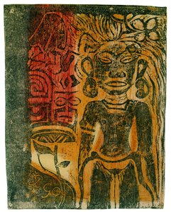 Idolo tahitiano, 1894-1895