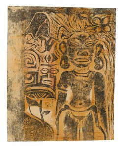 Idolo Tahitiano—la Dea Hina da Paul Gauguin