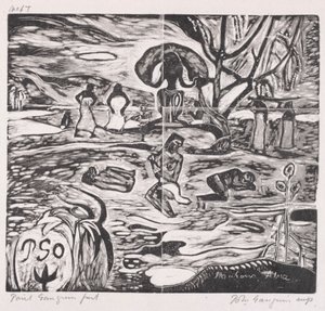 Serie tahitiana: Offerte a un dio da Paul Gauguin