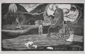 Serie tahitiana: Adorazione da Paul Gauguin