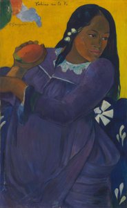 Tahitiano:  Vahine no te vi Donna con mango da Paul Gauguin