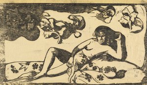 Te Arii Vahine, Signora di sangue reale da Paul Gauguin