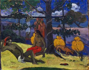 Te arii vahine II La donna con i manghi II, 1896 da Paul Gauguin