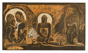 Te atua (Il Dio), dalla Suite Noa Noa da Paul Gauguin