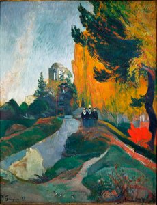Gli Alyscamps (dettaglio) da Paul Gauguin