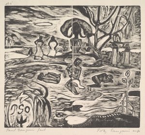 Il giorno di Dio da Paul Gauguin