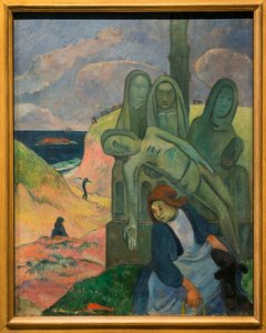 Il Cristo Verde - Paul Gauguin - Musei Reali di Belle Arti del Belgio - Post Impressionismo - Calvario Bretone