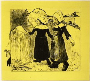Le gioie della Bretagna, dalla Suite Volpini: Dessins lithographiques da Paul Gauguin