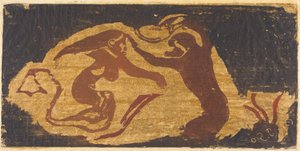 Die Meerjungfrau und der Affe da Paul Gauguin