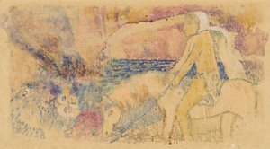 Il pony, c. 1902 da Paul Gauguin