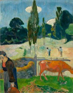 La mucca rossa da Paul Gauguin