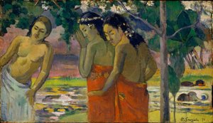 Tre donne tahitiane da Paul Gauguin