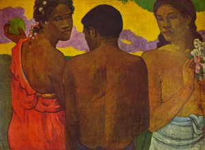 Tre tahitiani, 1899 1935 da Paul Gauguin