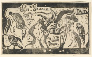 Pagina del titolo per "Le Sourire" (Titre du Sourire)