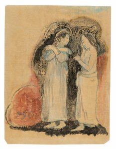 Due donne tahitiane in piedi da Paul Gauguin