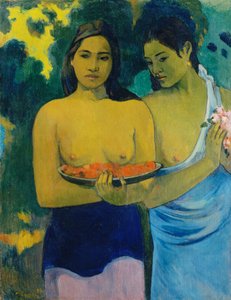 Due donne tahitiane da Paul Gauguin