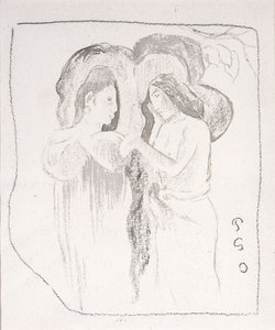Due donne tahitiane da Paul Gauguin