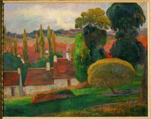 Una fattoria in Bretagna da Paul Gauguin