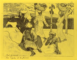Suite Volpini: Le Cicale e le Formiche (Les Cigales et les Fourmis) da Paul Gauguin