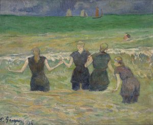 Donne che fanno il bagno da Paul Gauguin
