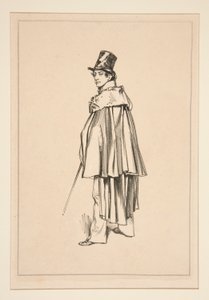 Artista drammatico da Paul Gavarni