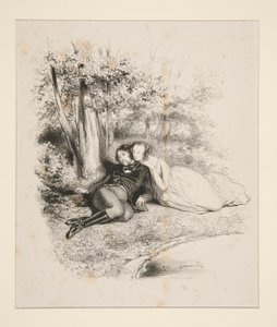 (NEL BOSCO.) da Paul Gavarni