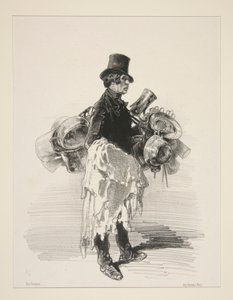 (Venditore di pentole. Fisionomia inglese.) da Paul Gavarni