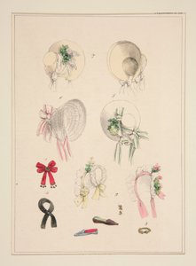 (Mode del negozio di Lucy Hoquet) da Paul Gavarni