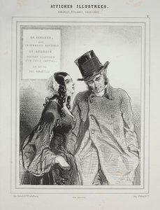 Affiches Illustrées da Paul Gavarni