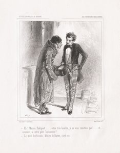 Baliverneries Parigine: Ah! Monsieur Radiguet da Paul Gavarni