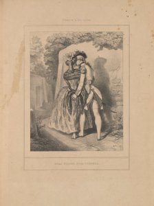 Braccio sopra, braccio sotto, dalla serie Scene di vita intima da Paul Gavarni