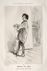Commercio delle Muse da Paul Gavarni