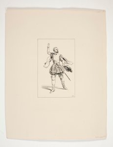 Costume di Marcel, interpretato da Levasseur da Paul Gavarni