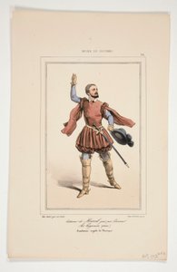 Costume di Marcel, interpretato da Levasseur da Paul Gavarni