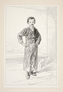 Bambino parigino, non cattivo, ma vivace. da Paul Gavarni