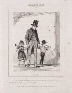 Fourberies de Femmes: En matière de sentiment, 1842 da Paul Gavarni