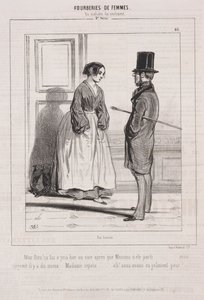 Fourberies de Femmes: En matière de sentiment, 1842 da Paul Gavarni