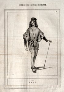 Historique du Costume en France: Pagina da Paul Gavarni