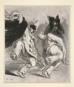 Impressioni di ménage - No. 24 - (Aria: Larifla!) da Paul Gavarni